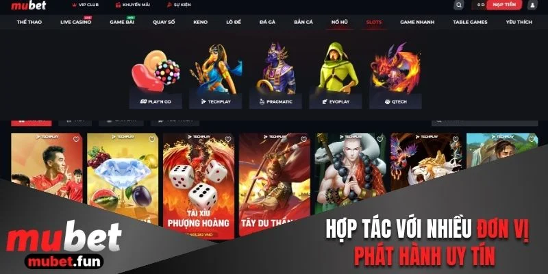 Hợp tác với 10+ đơn vị phát hành uy tín, chất lượng 