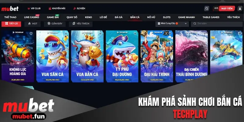 Khám phá sảnh chơi Techplay